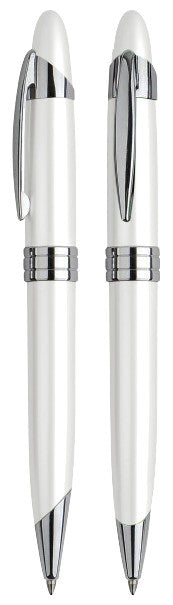 Bolígrafo Metálico White Pearl