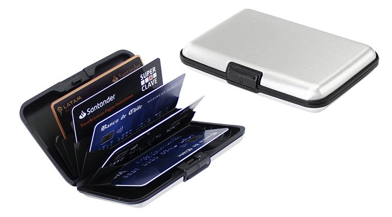 Porta Tarjetas Anti Clonación RFID
